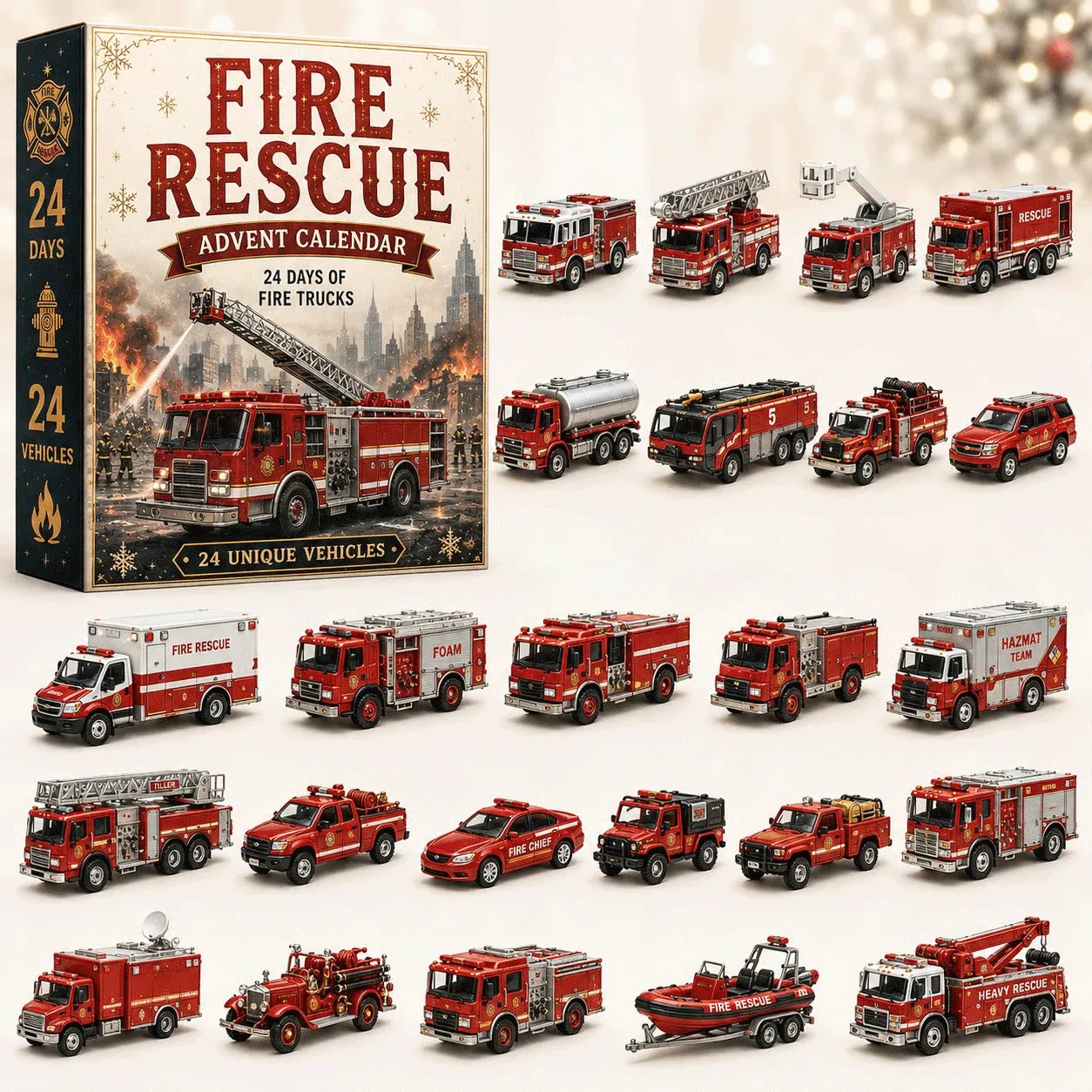 ๐Build the Fleet Collection 24-Day Vehicle Advent Calendar Series | โจA New Adventure Every Morning