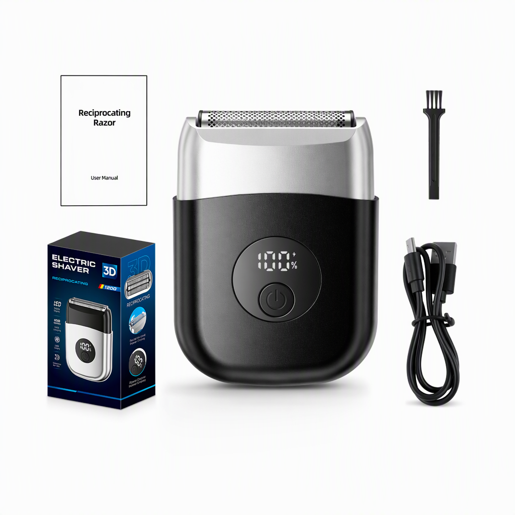 ๐ข๐ข 50% OFF! Compact Electric Foil Shaver โ Dual Heads for a Close Shave at Home or Away โจโ๏ธ