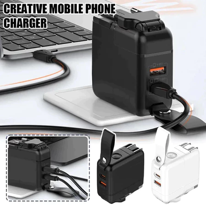 Travel Adapter 65W GaN Charger with Replaceable Plug UK/EU/US/AU Global Universal Travel Fast Charger