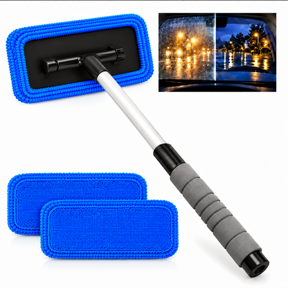 Dual Magnetic Car Window Cleaner | Streak-Free Car Window Cleaning Kit