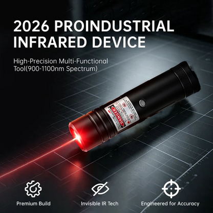 🔥120W 900-1100nm Infrared Laser Pen – 2026 Upgraded, Cuts & Marks with Precision