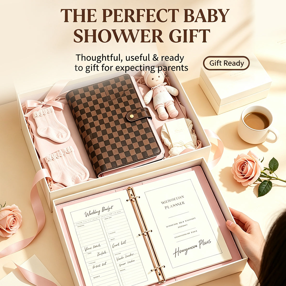 🤱💝Pregnancy to Newborn Planner Track doctor visits, feeding, sleep, vaccines & baby prep in one binder.