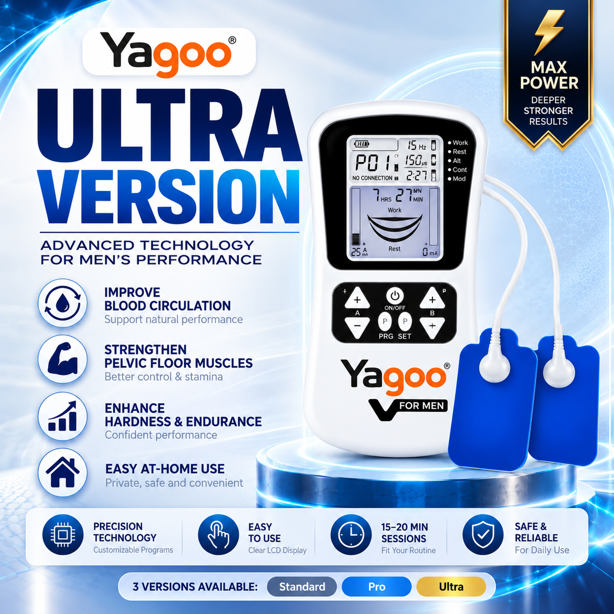 ⚡💥Micro-electro-pulse therapy:Multifunctional dredging and physiotherapy, whole body electrotherapy- No surgery, no needles – pain disappears, Restore male confidence