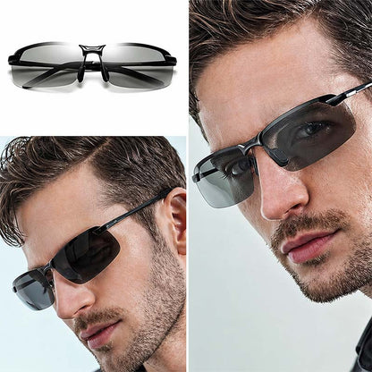 Smart polarized sunglasses with optional eyeglass case set