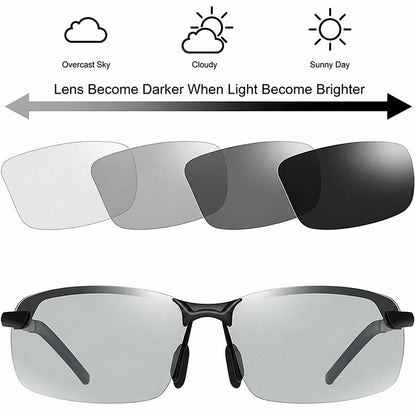 Smart polarized sunglasses with optional eyeglass case set