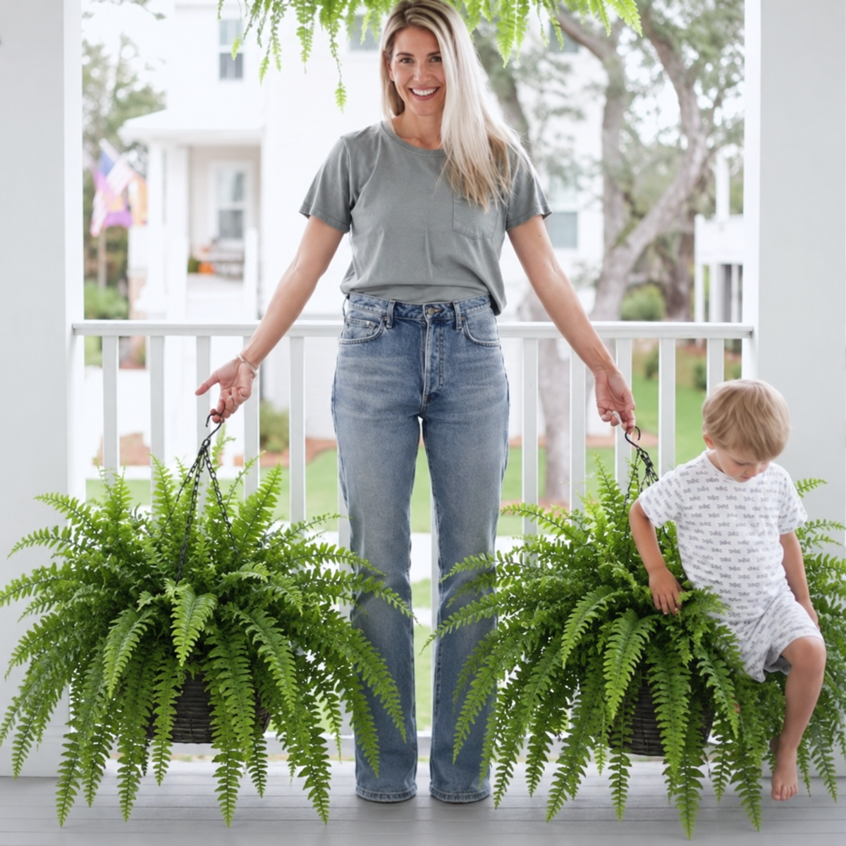 🔥49% Sale Only Today-Realistic Faux Greenery for Porch, Patio & Home – UV Resistant, Zero Maintenance