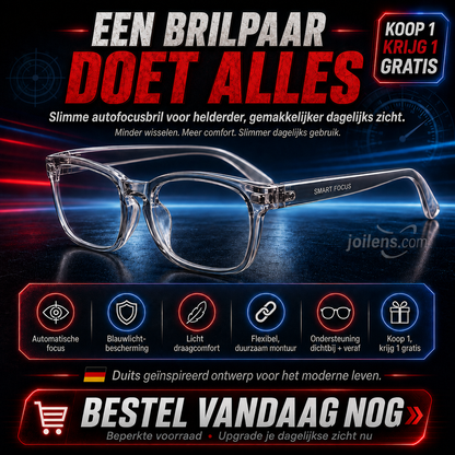 Een slimme bril met autofocus, ontwikkeld door een brillenfabrikant met een eeuwenlange geschiedenis!