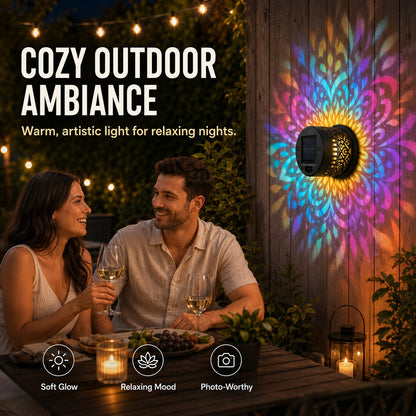 Seven-Color Changing Solar Mandala Lights