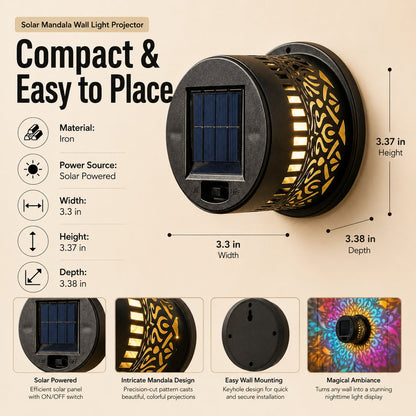 Seven-Color Changing Solar Mandala Lights