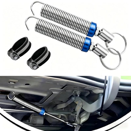 2 PCS Car Trunk Spring 5.9\"-9.44\" High Carbon Alloy Steel Full-Thread Screw