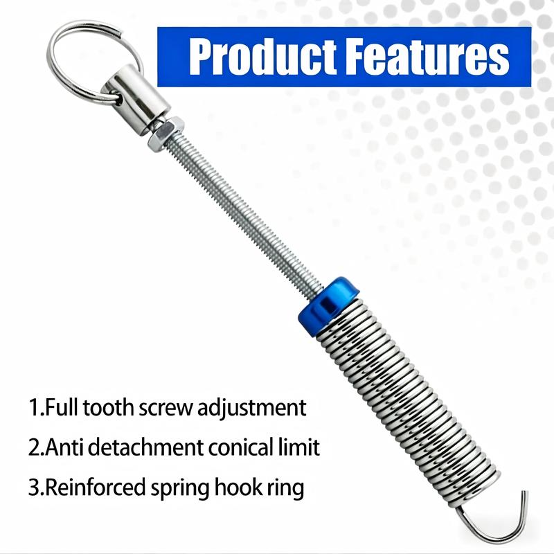 2 PCS Car Trunk Spring 5.9\"-9.44\" High Carbon Alloy Steel Full-Thread Screw