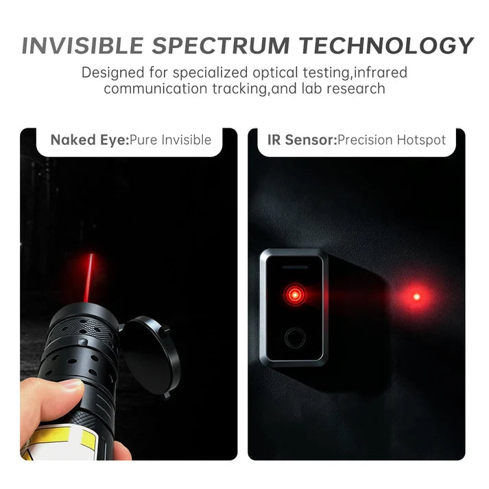 🔥120W 900-1100nm Infrared Laser Pen – 2026 Upgraded, Cuts & Marks with Precision