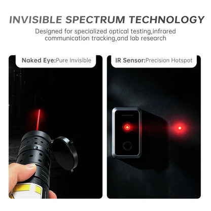 🔥120W 900-1100nm Infrared Laser Pen – 2026 Upgraded, Cuts & Marks with Precision