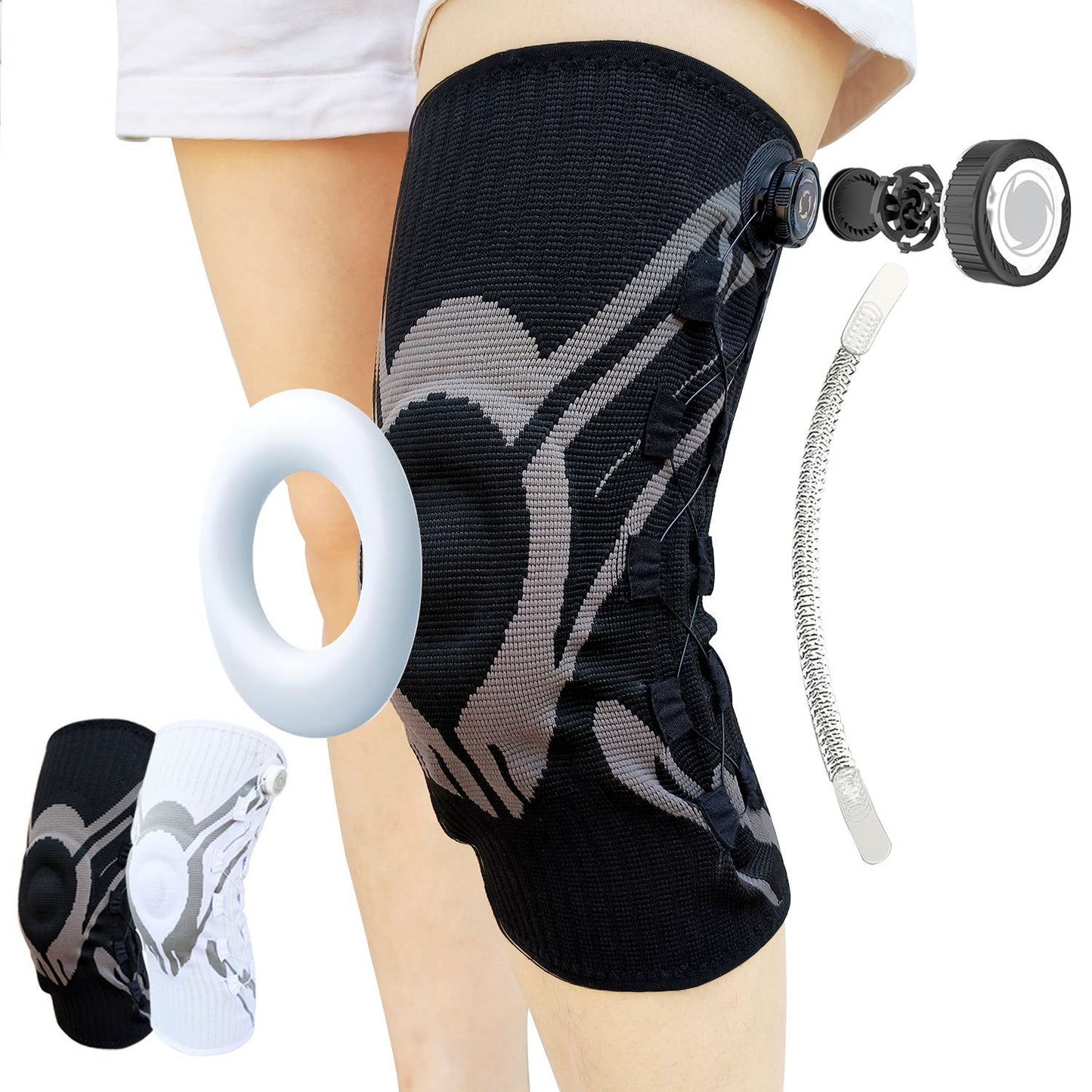 No more stiffness and slippage! SEAGRIL Adjustable Compression Knee Brace redefines safety for everyday activities.
