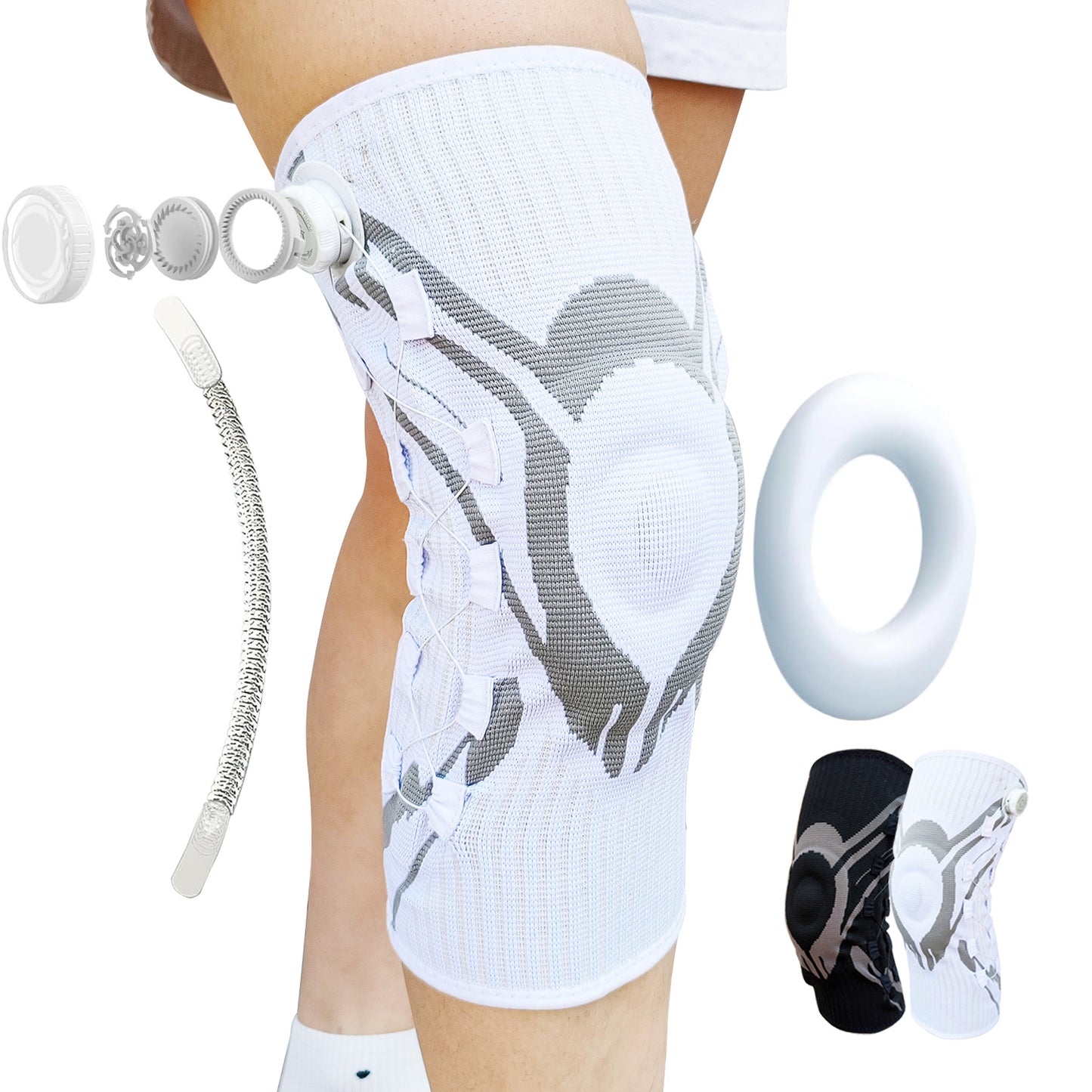 No more stiffness and slippage! SEAGRIL Adjustable Compression Knee Brace redefines safety for everyday activities.