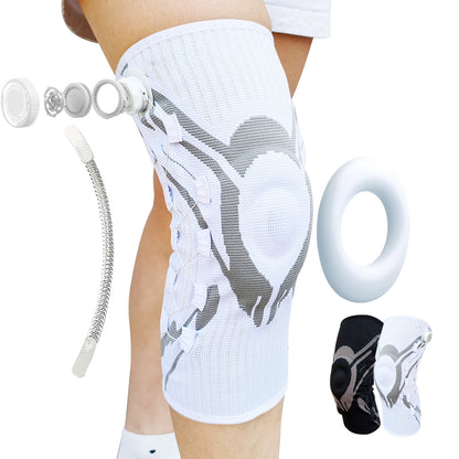 No more stiffness and slippage! SEAGRIL Adjustable Compression Knee Brace redefines safety for everyday activities.