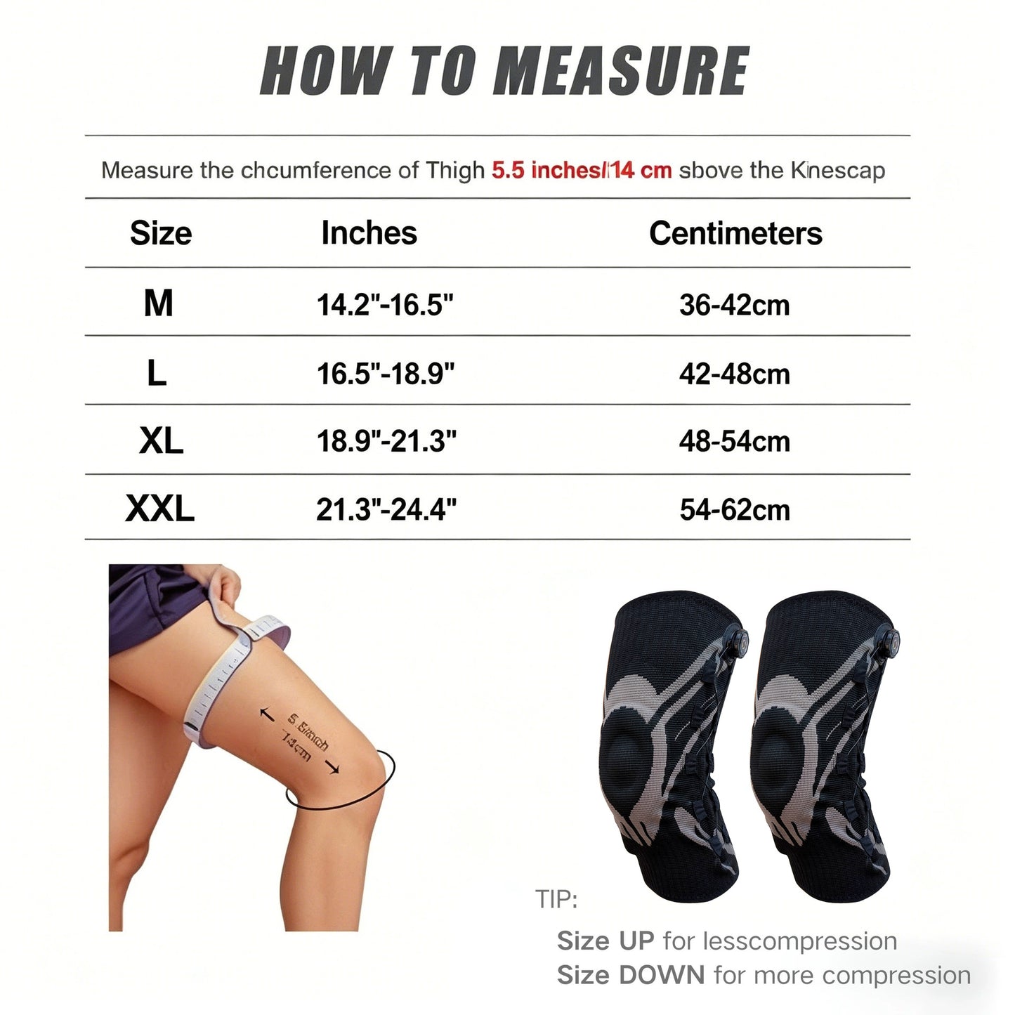 No more stiffness and slippage! SEAGRIL Adjustable Compression Knee Brace redefines safety for everyday activities.