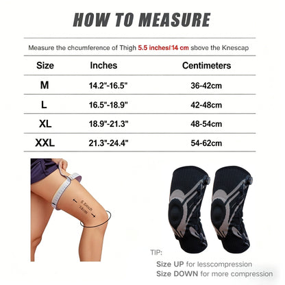 No more stiffness and slippage! SEAGRIL Adjustable Compression Knee Brace redefines safety for everyday activities.