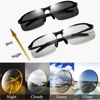 Smart polarized sunglasses with optional eyeglass case set