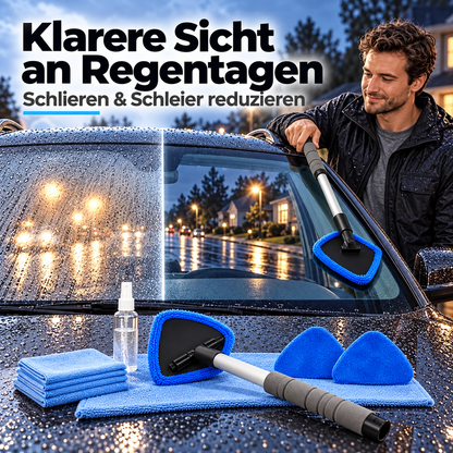 Dual Magnetic Car Window Cleaner | Streak-Free Car Window Cleaning Kit