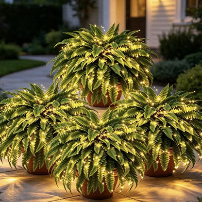 🔥49% Sale Only Today-Realistic Faux Greenery for Porch, Patio & Home – UV Resistant, Zero Maintenance