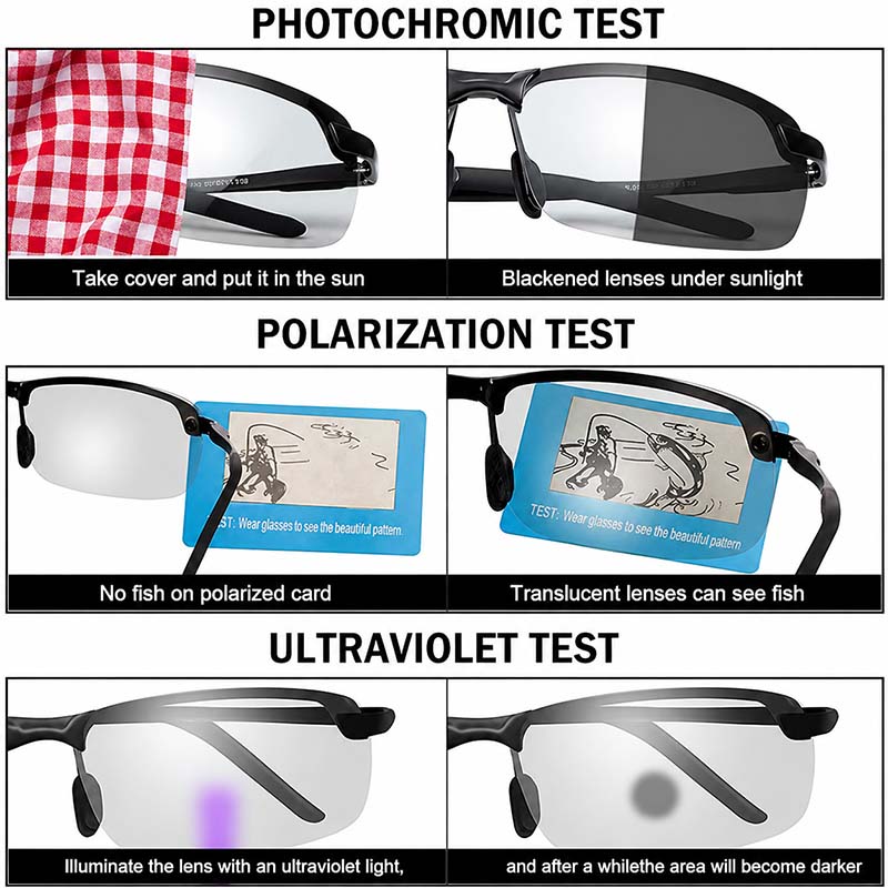 Smart polarized sunglasses with optional eyeglass case set