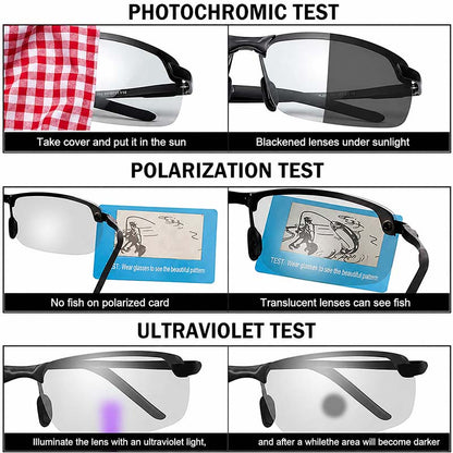 Smart polarized sunglasses with optional eyeglass case set