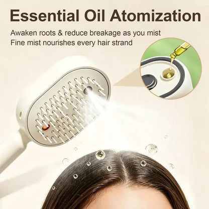 🔥Final 3 Hours: 60% OFF🎁Electric Spray Air Cushion Massage Comb