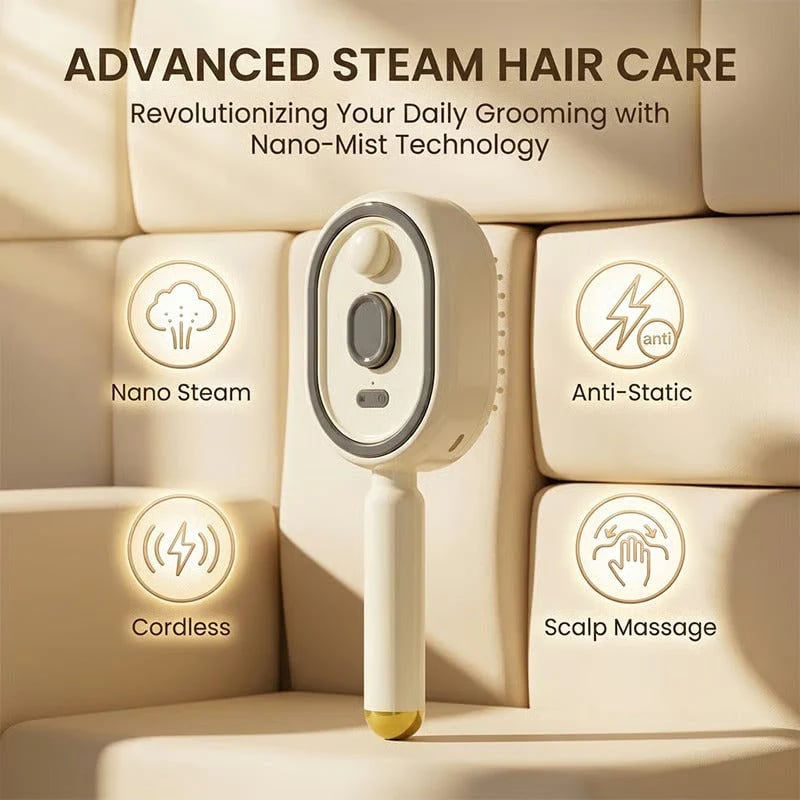 🔥Final 3 Hours: 60% OFF🎁Electric Spray Air Cushion Massage Comb