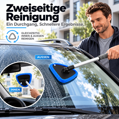 Dual Magnetic Car Window Cleaner | Streak-Free Car Window Cleaning Kit