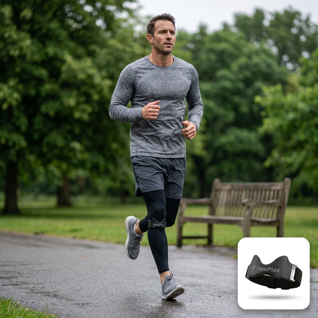 Running/Fitness Knee Support Strap | Relieves knee pain, protects the patellar tendon, and supports squats and deadlifts.
