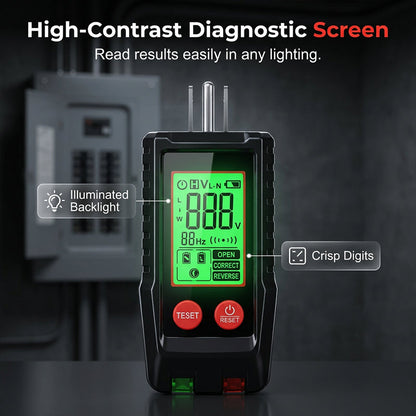 📢Mid-Season Sale: −50% nur für kurze Zeit⏰Digital Circuit Breaker Finder and Outlet Tester Kit – Sicherungen finden, Steckdosen testen – in Sekunden 🔌🛡️
