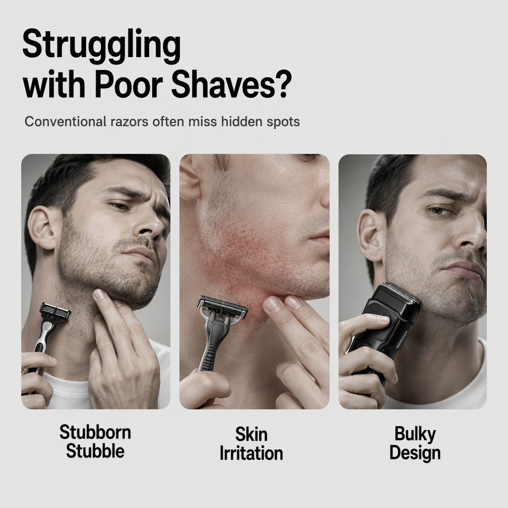 📢📢 50% OFF! Compact Electric Foil Shaver – Dual Heads for a Close Shave at Home or Away ✨✈️