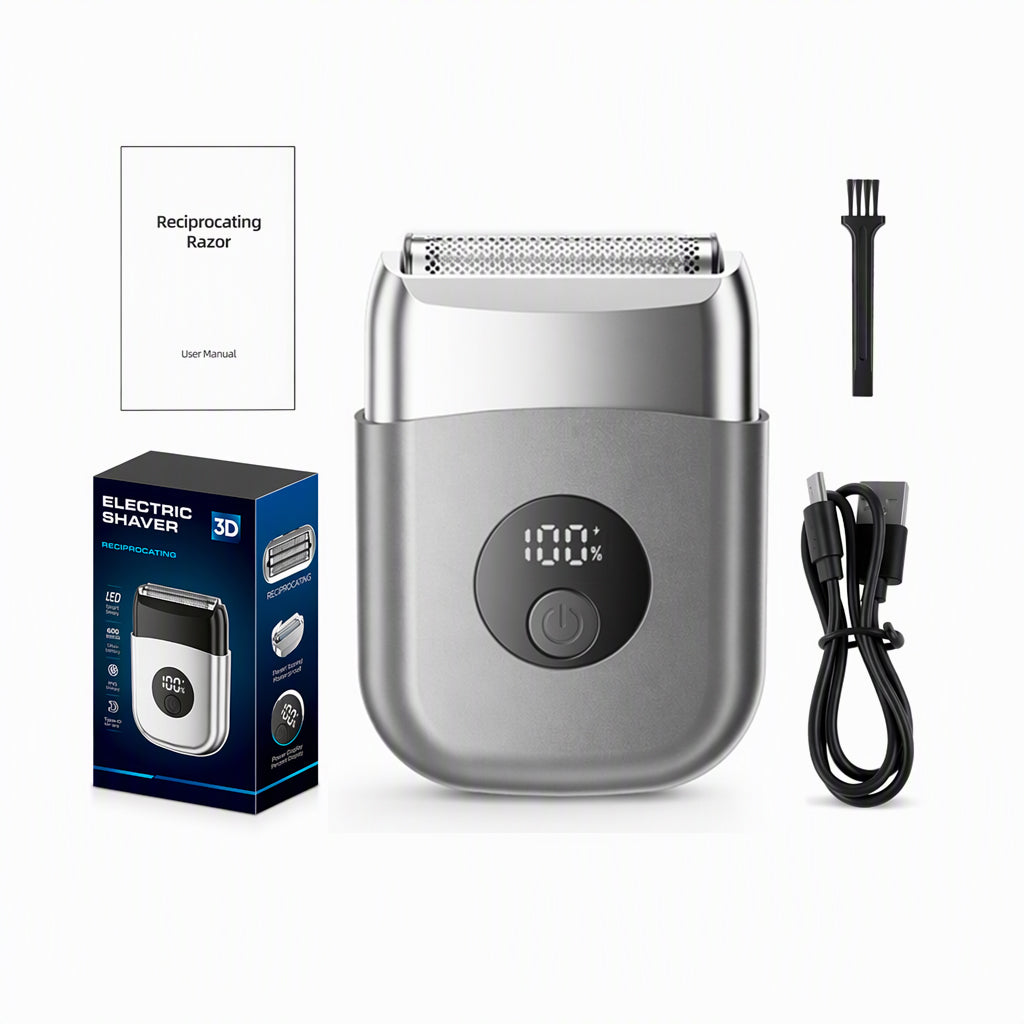 📢📢 50% OFF! Compact Electric Foil Shaver – Dual Heads for a Close Shave at Home or Away ✨✈️